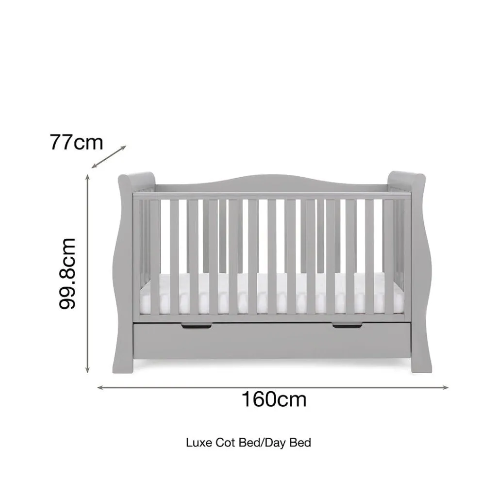 OBABY Stamford Luxe 5 Piece Room Set - Warm Grey