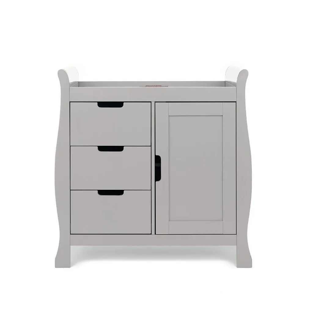 OBABY Stamford Luxe 5 Piece Room Set - Warm Grey