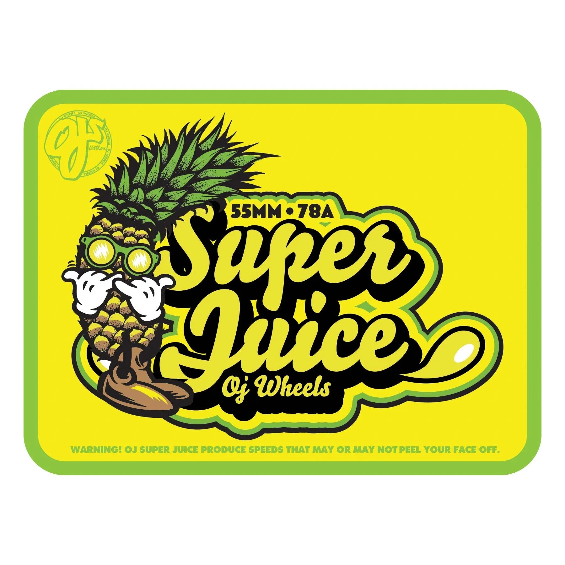 Oj Pina Colada Mini Super Juice 55mm 78a Skateboard Wheels