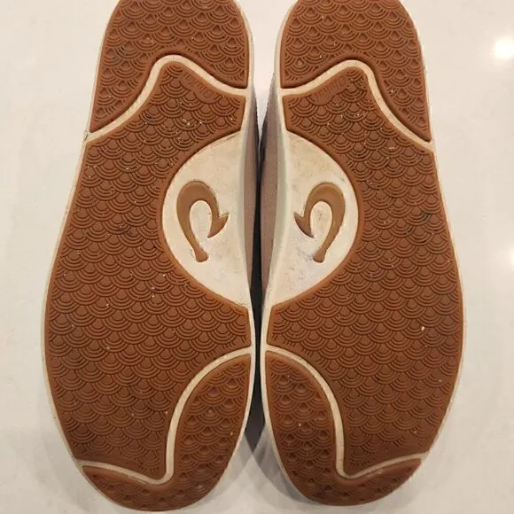 Olukai Lae‘ahi Lī waxed canvas sneakers. Size 9