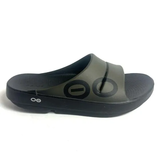 Oofos Mens Ooahh Sport Slide Sandal Size 10 M