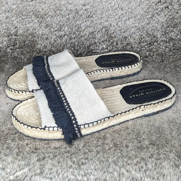 Patricia Green Bahama Espadrille Slide Sandal Women's 10