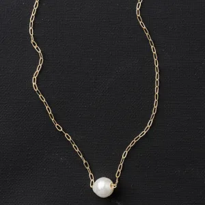 Pearl Slide Pendant Necklace