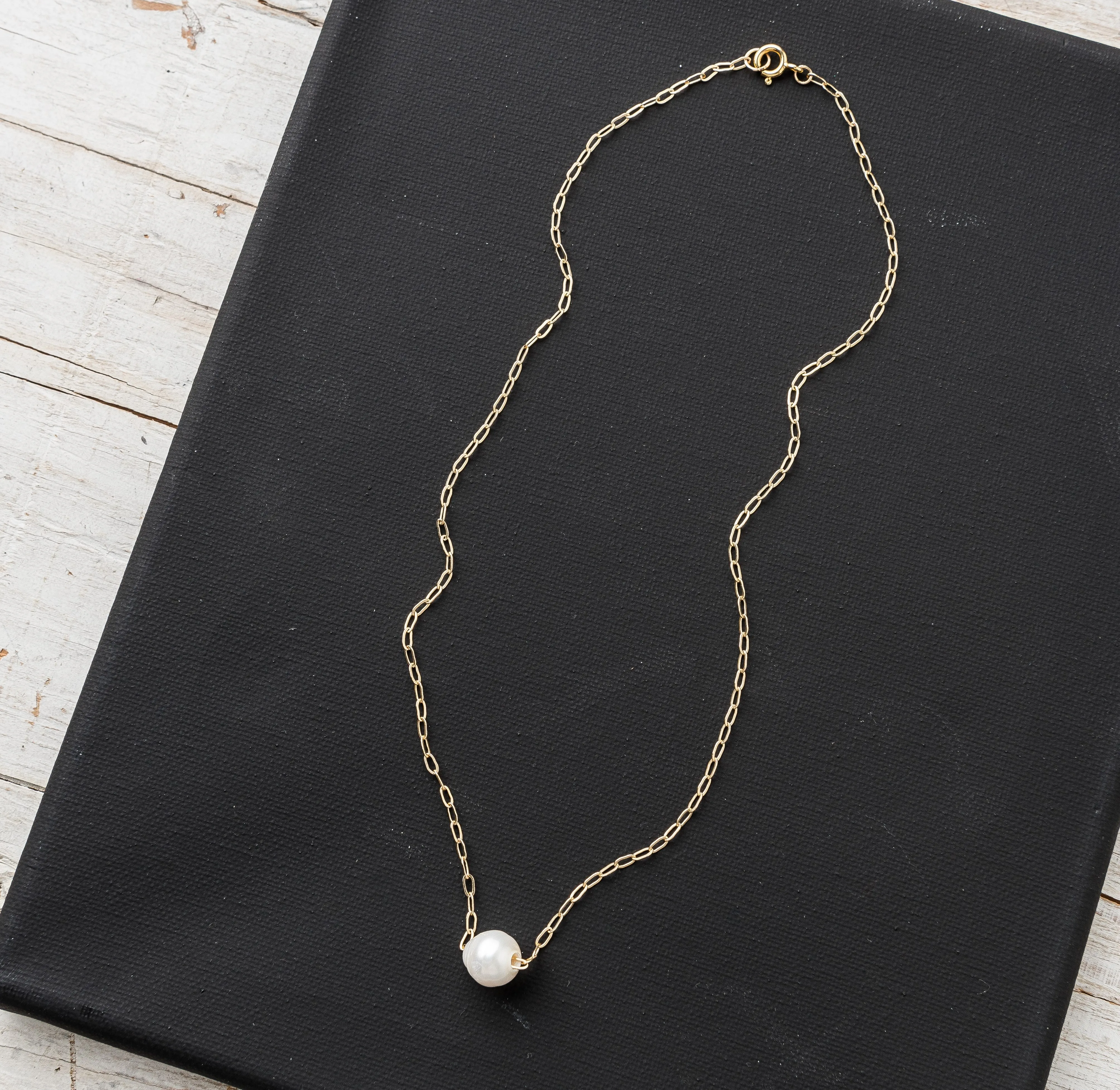 Pearl Slide Pendant Necklace
