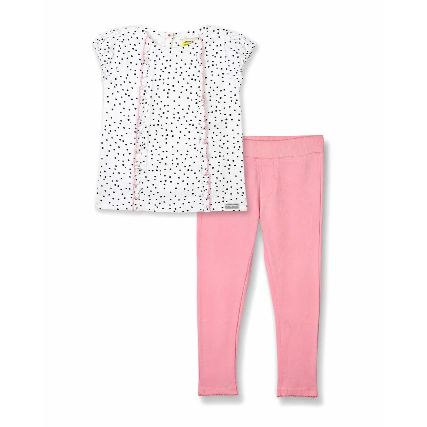 Pintucked Top And Legging Set