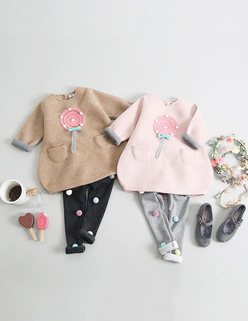 Pom-Pom Lollipop Tunic Pink