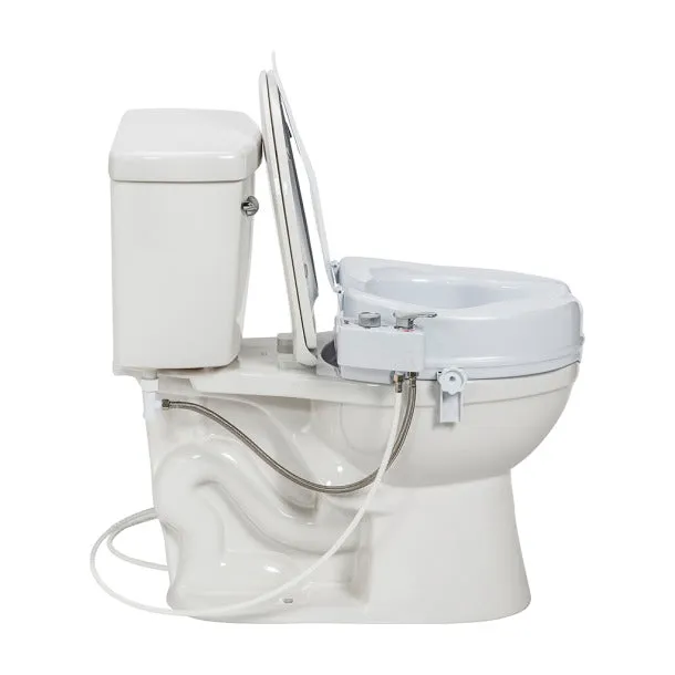 PreserveTech Raised Toilet Seat with Bidet (Warm & Ambient Water)