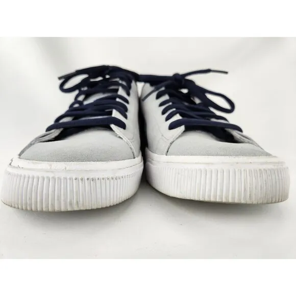 PUMA SUEDE SKATE NITRO Navy Gray SB Sneaker Shoes Leather 386082-01 Mens SZ 9.5