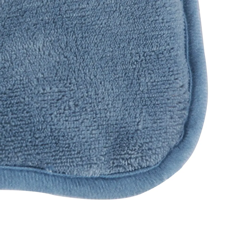 Quilt Doona Comforter Blanket Velvet Winter Warm Queen Bedding Blue