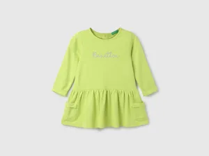 Regular Fit Round Neck Solid Dress