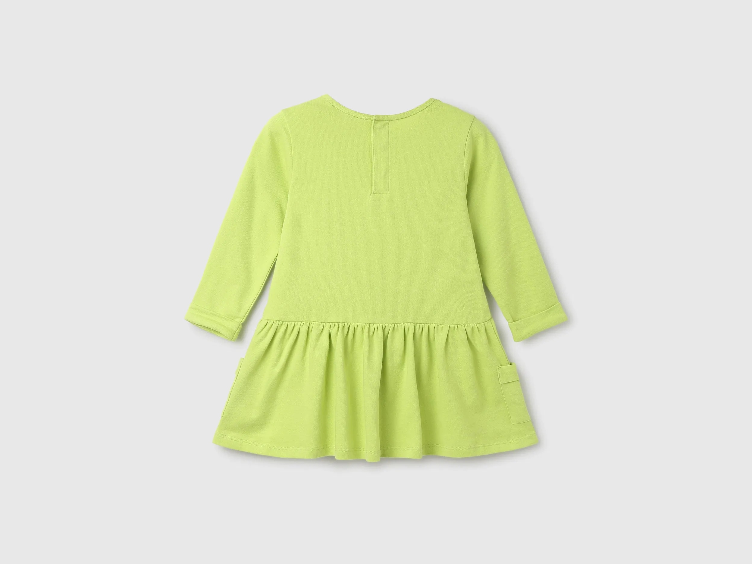 Regular Fit Round Neck Solid Dress