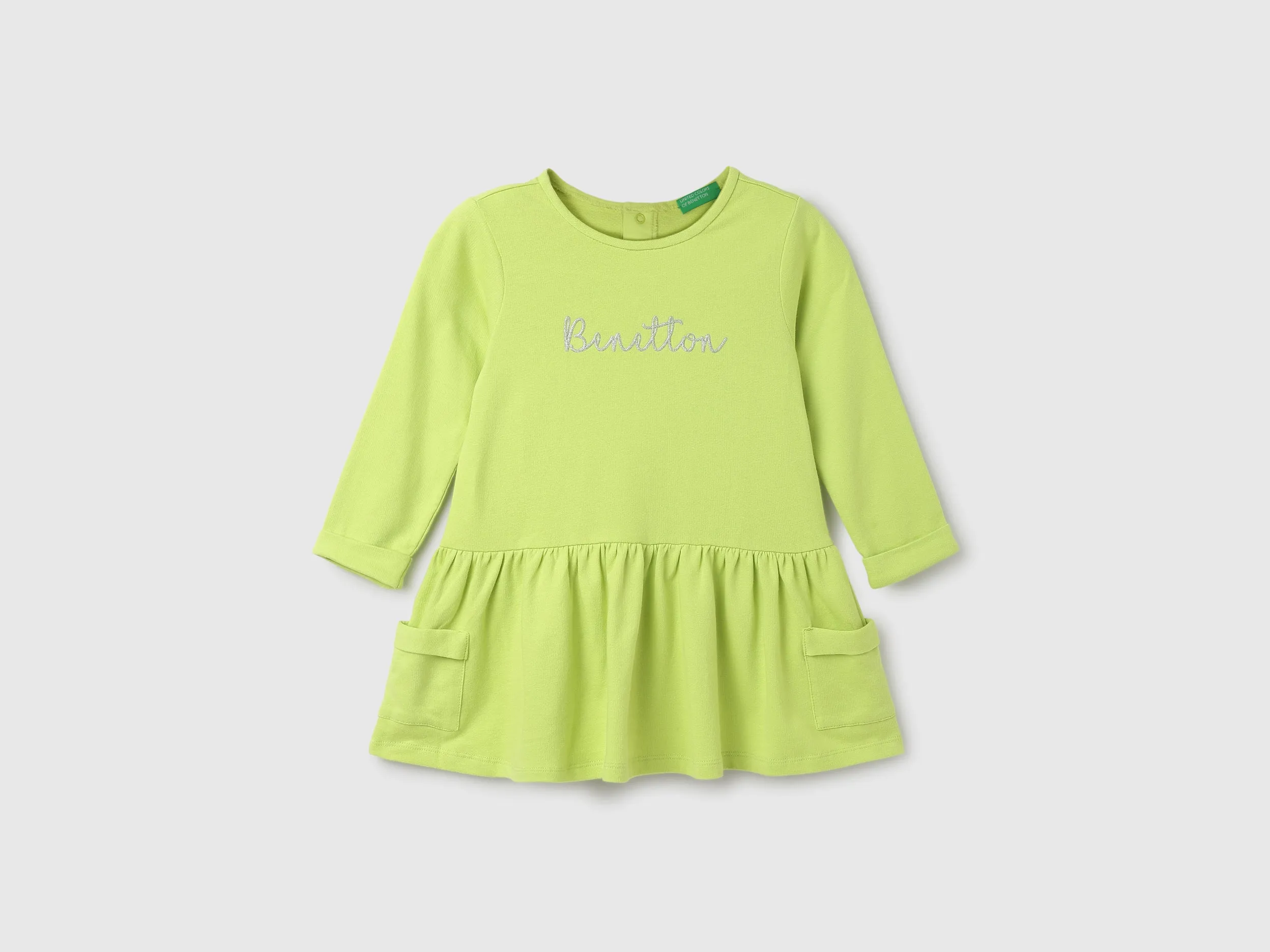 Regular Fit Round Neck Solid Dress