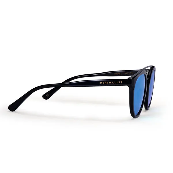 Retro - Black / Blue Mirror