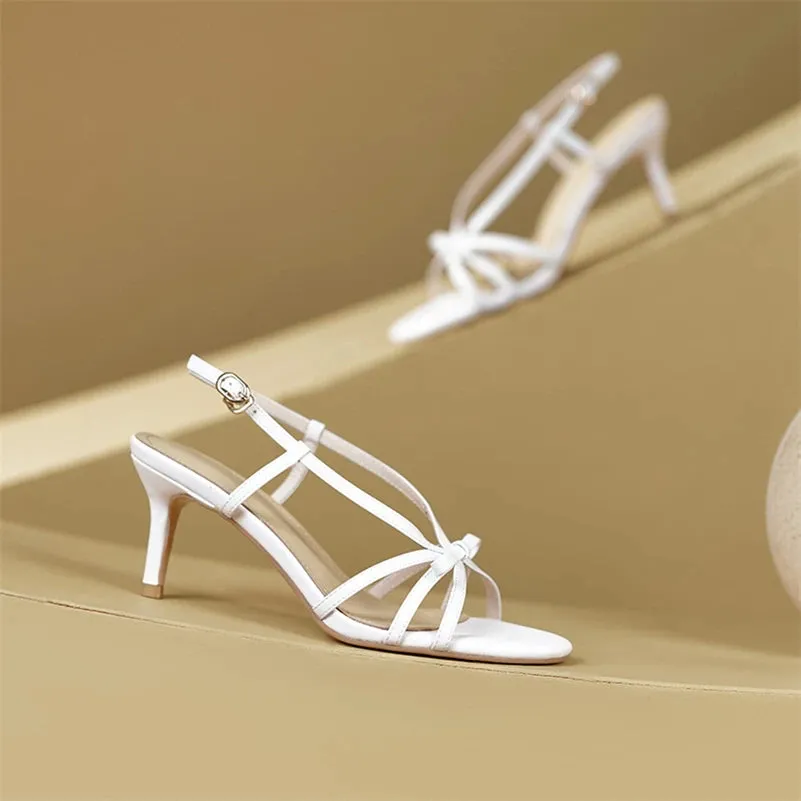Rowland Leather High Heel Sandals