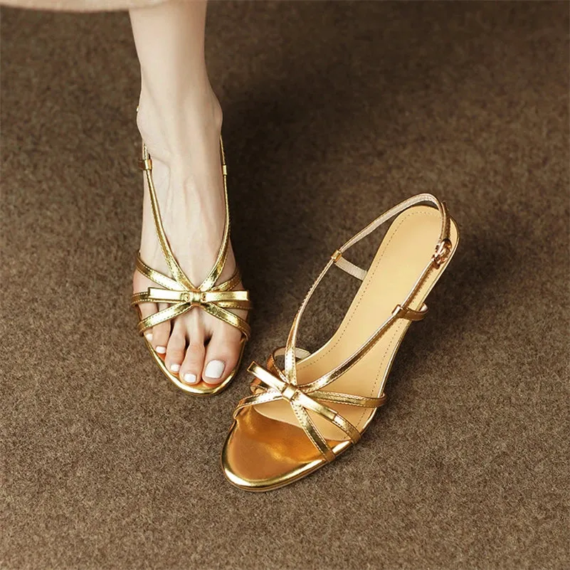 Rowland Leather High Heel Sandals