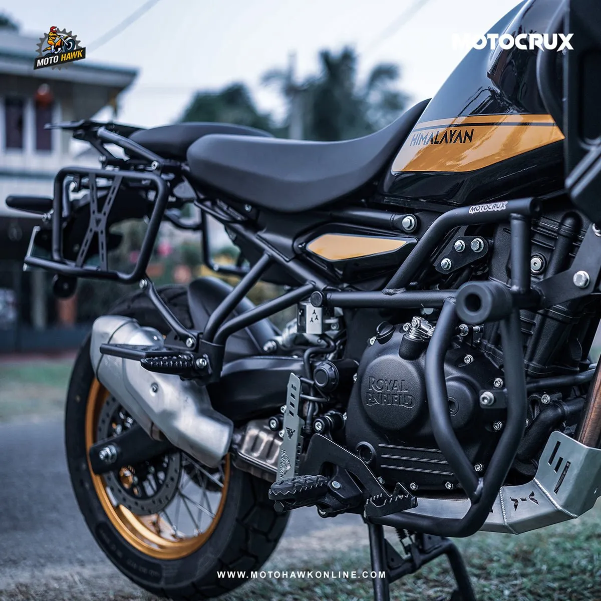 Royal Enfield Himalayan 450 -  MOTOCRUX G.O.A.T Crash Guard with Slider