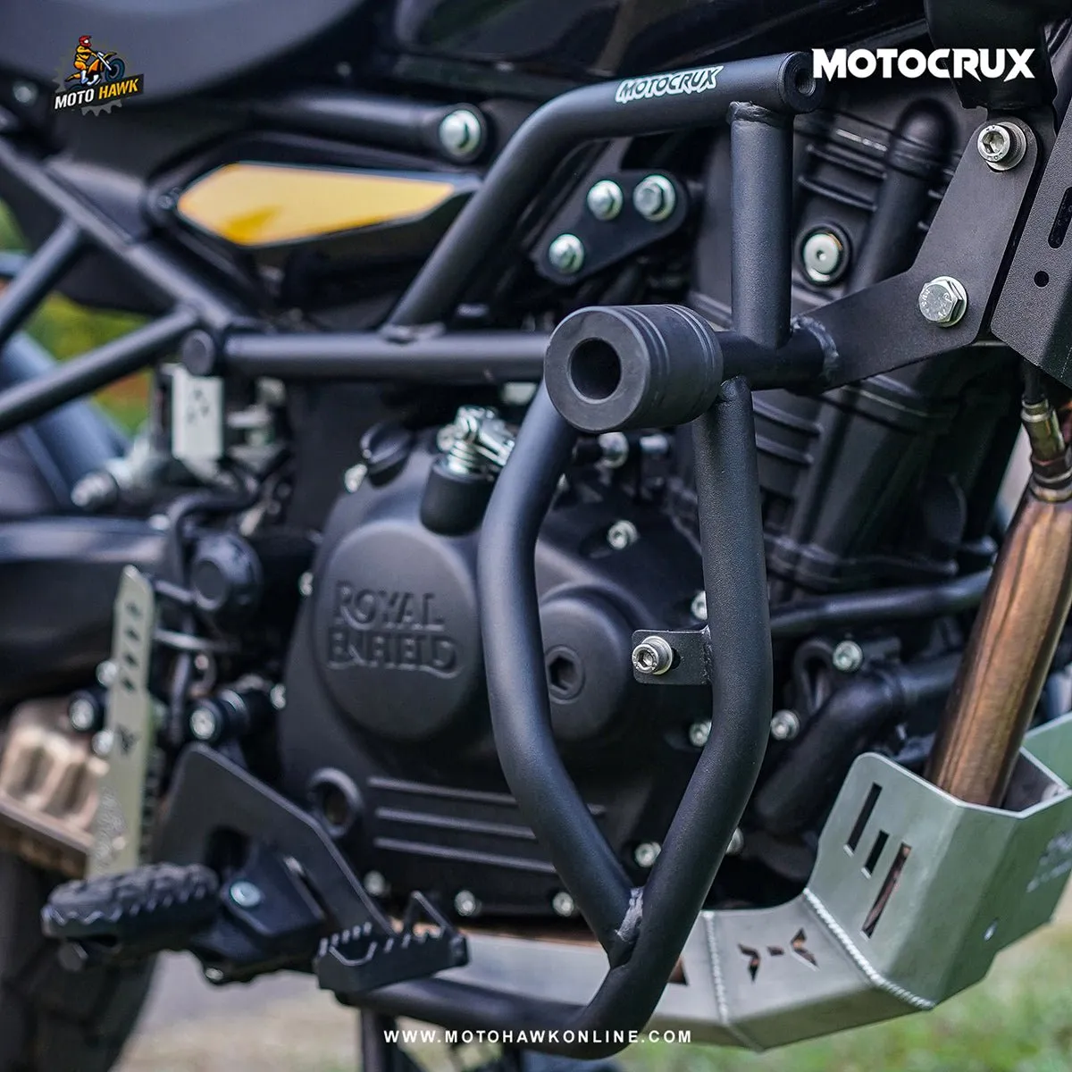 Royal Enfield Himalayan 450 -  MOTOCRUX G.O.A.T Crash Guard with Slider