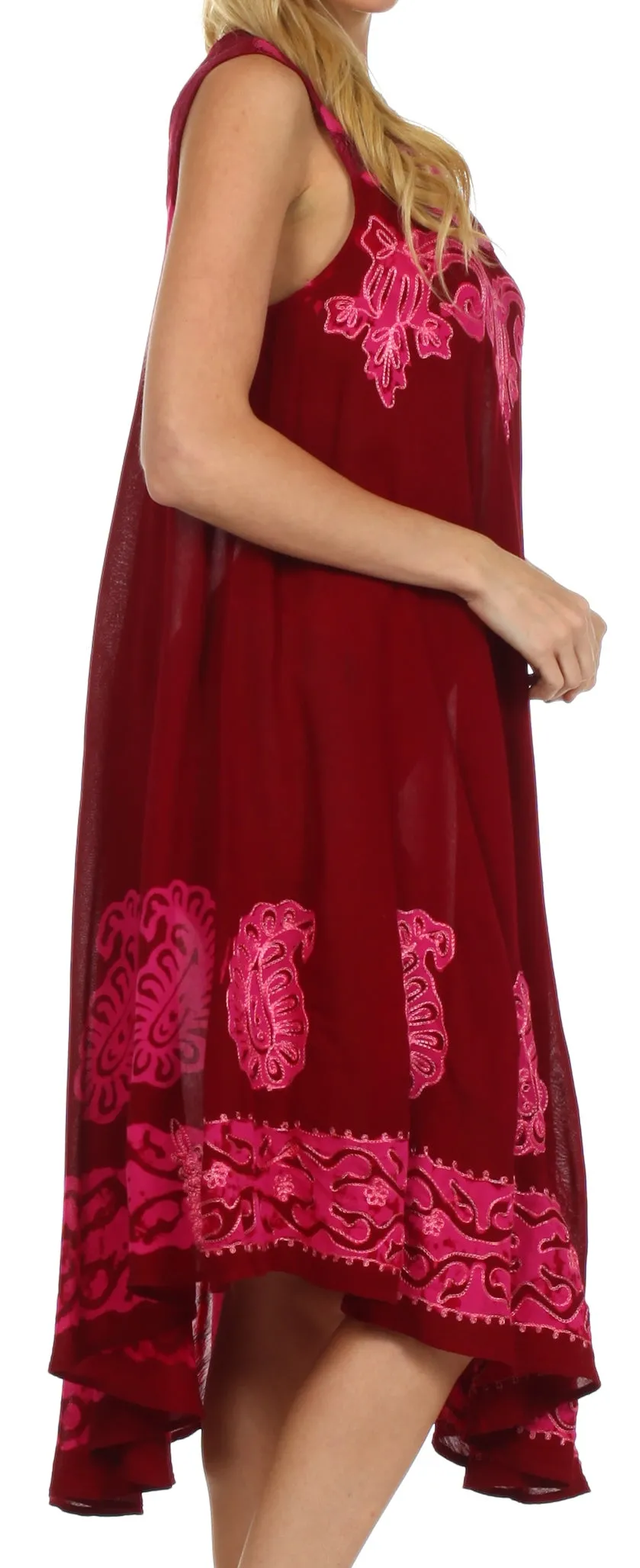 Sakkas Zayna Embroidered Caftan Dress