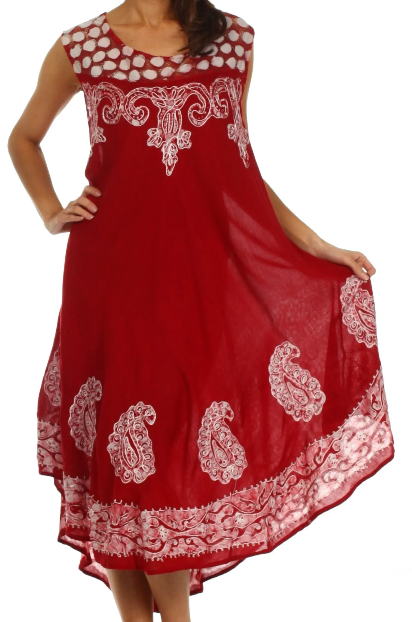 Sakkas Zayna Embroidered Caftan Dress