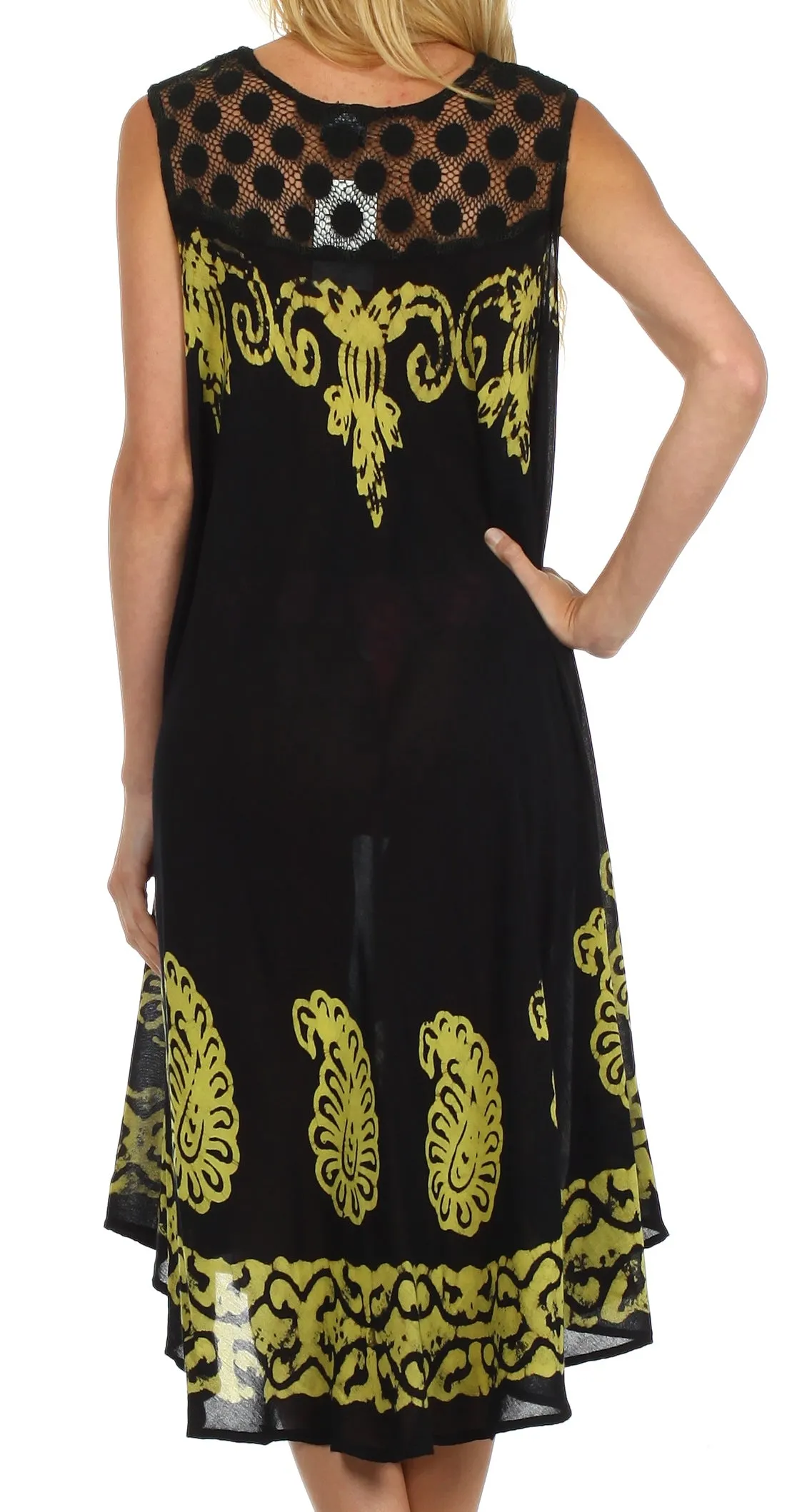 Sakkas Zayna Embroidered Caftan Dress