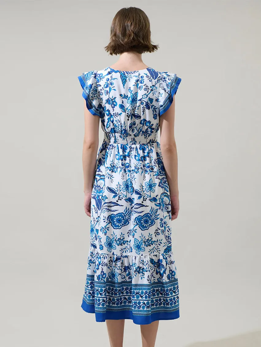 Salema Floral Midi Dress
