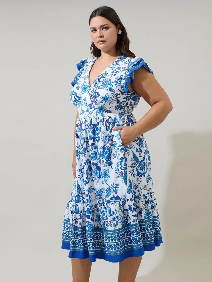 Salema Floral Midi Dress