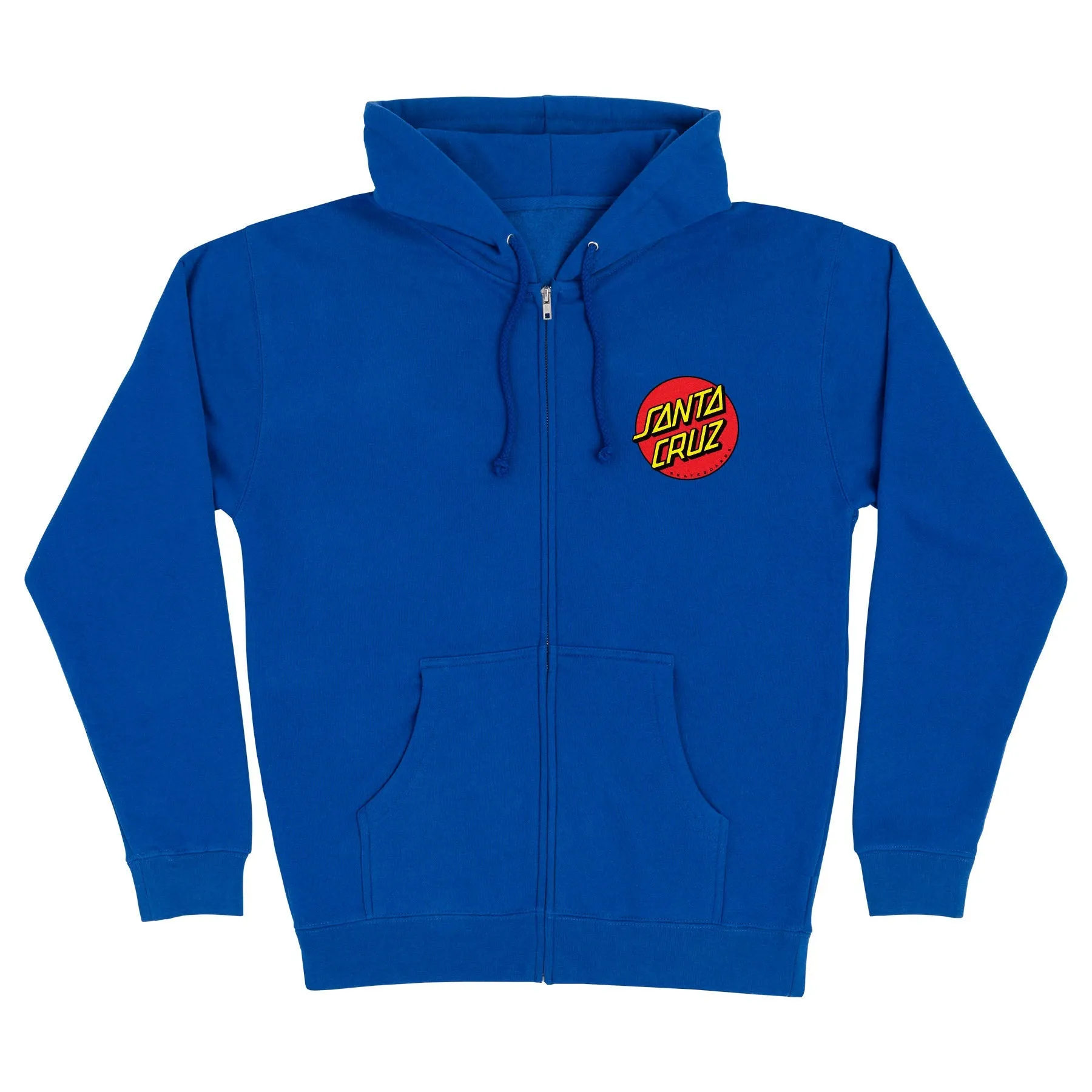 Santa Cruz Classic Dot Zip Up Heavyweight Hooded Sweatshirt