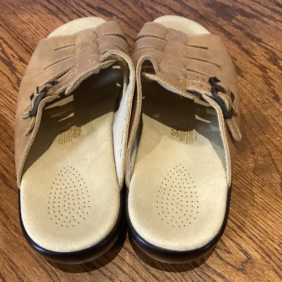 SAS Women's, SAN Antonio Shoemakers Tango Slide Sandal Wheat Sz 9.5W