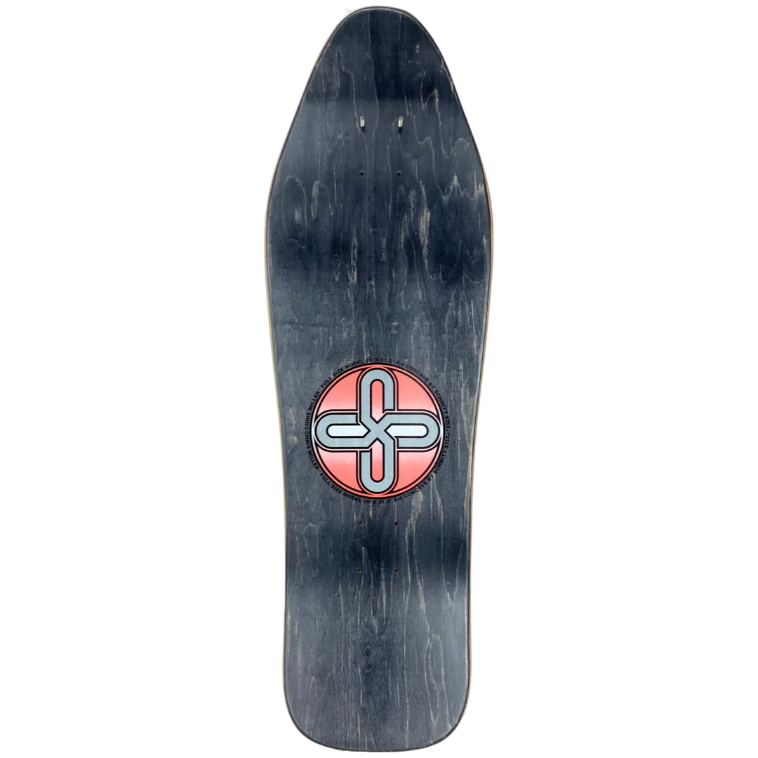 Schmitt Stix Chris Miller Bird In Mouth 10" Skateboard Deck