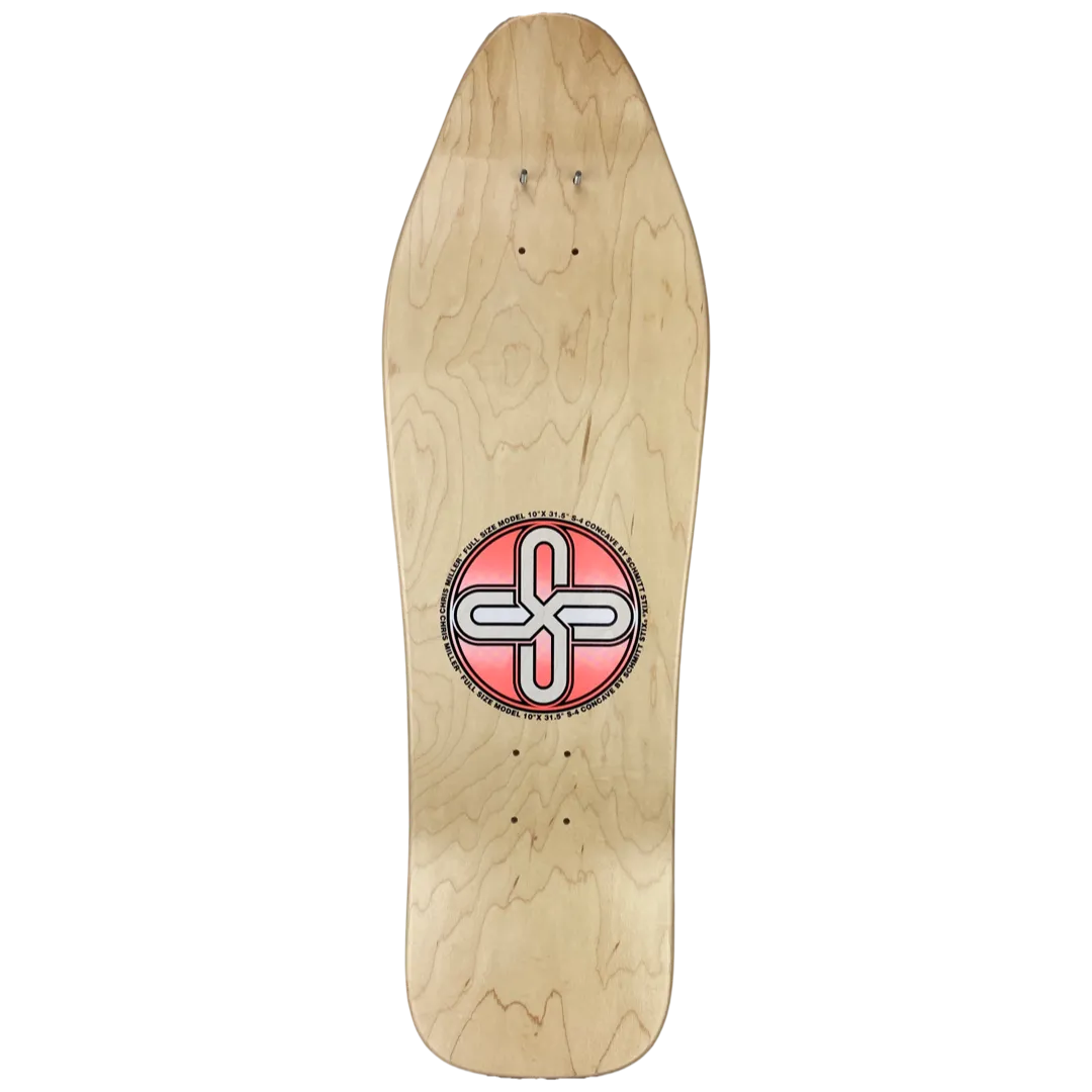 Schmitt Stix Chris Miller Bird In Mouth 10" Skateboard Deck