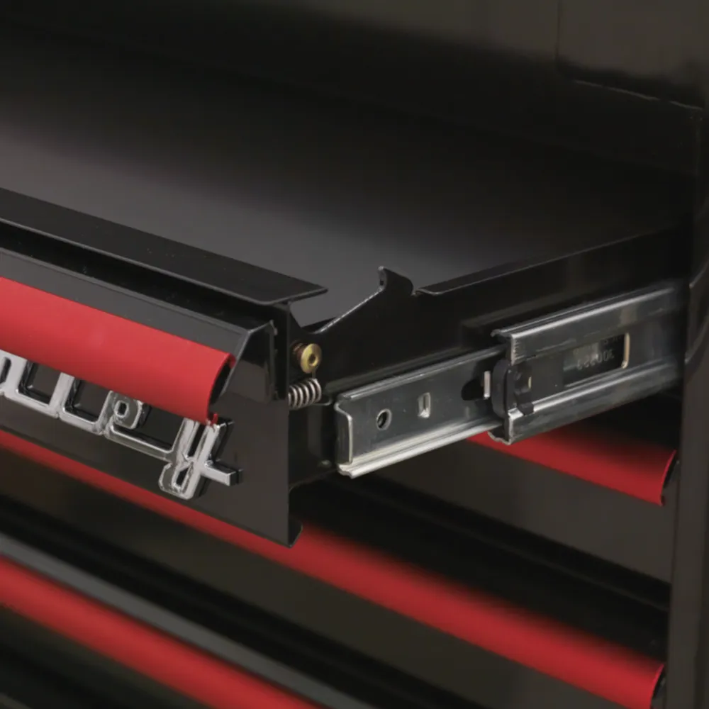 Sealey 4 Drawer Retro Topchest with Ball Bearing Slides - Black/Red - A
