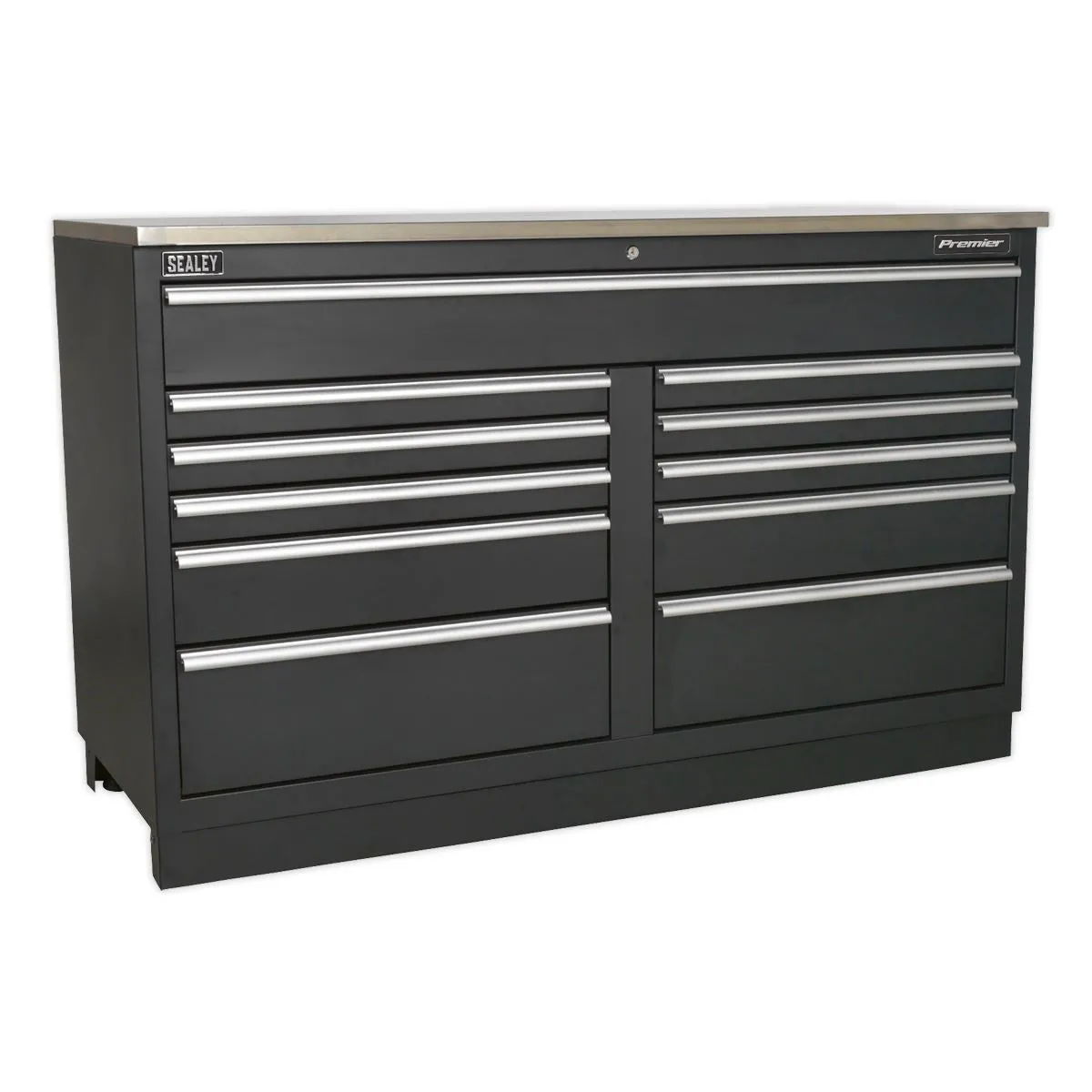 Sealey Premier Modular Floor Cabinet 11 Drawer 1550mm Heavy-Duty
