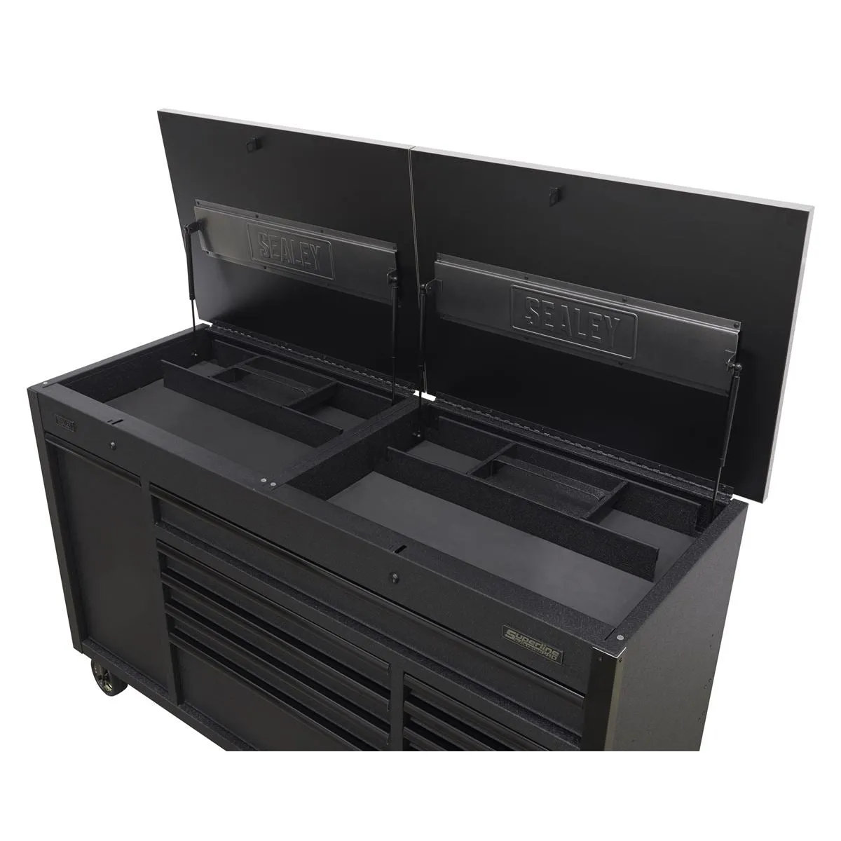 Sealey Superline Pro Mobile Tool Cabinet 1600mm with Power Tool Charging Drawer