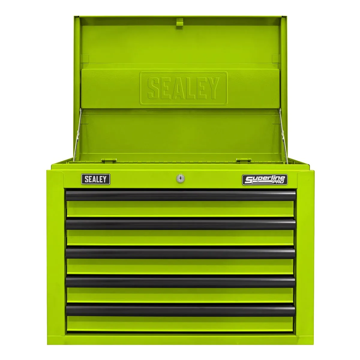 Sealey Superline Pro Topchest 5 Drawer with Ball-Bearing Slides - Green/Black