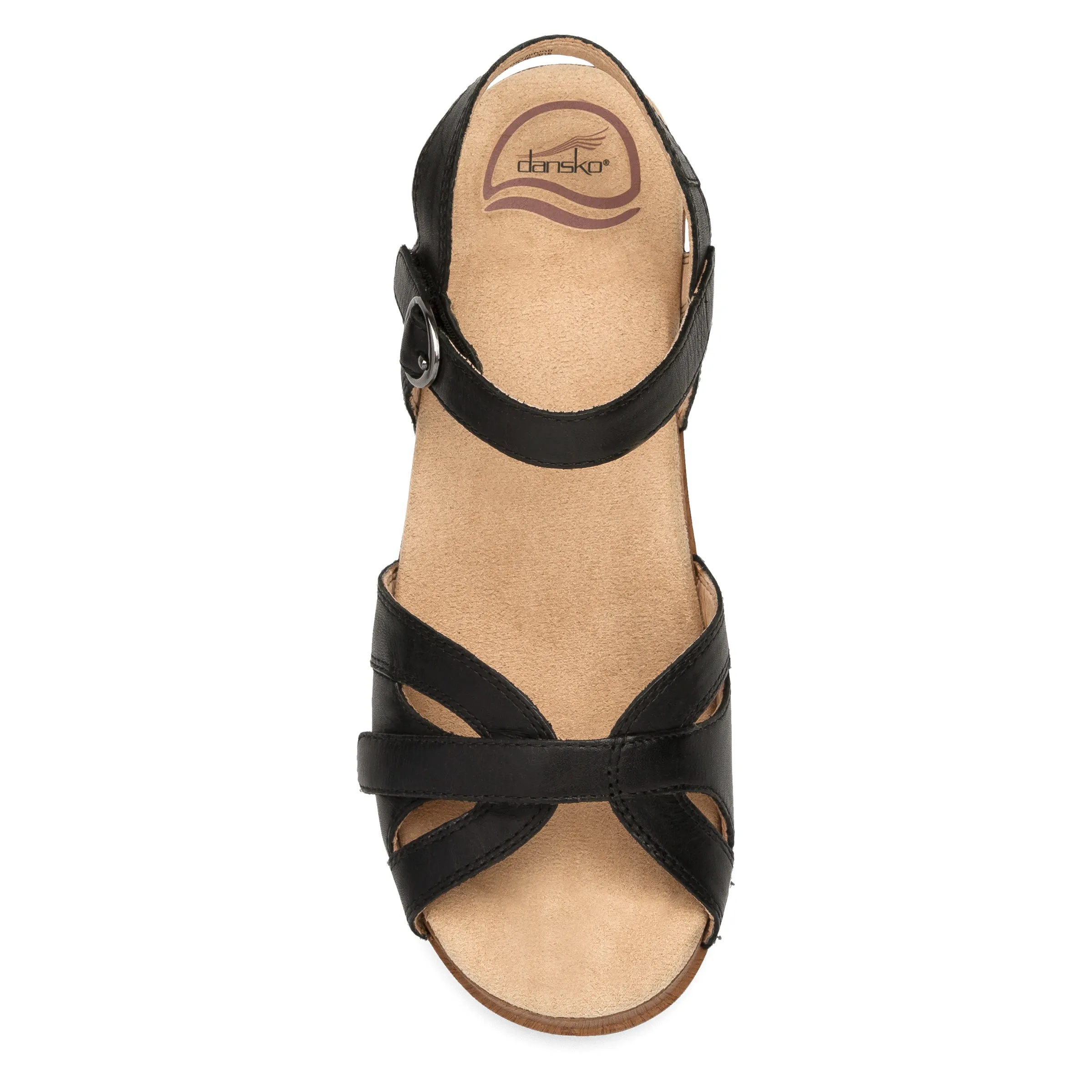 Season - Black Full Grain Sandal - 9849-022202