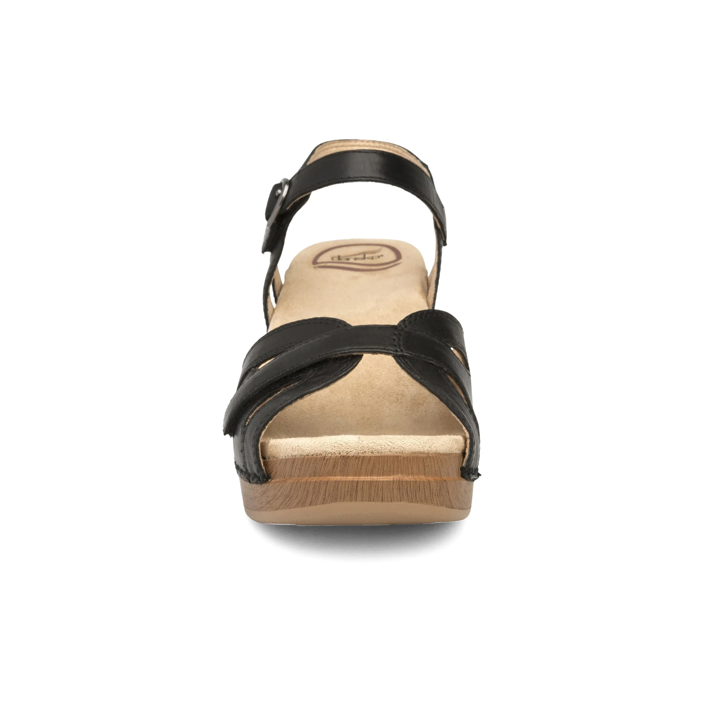 Season - Black Full Grain Sandal - 9849-022202