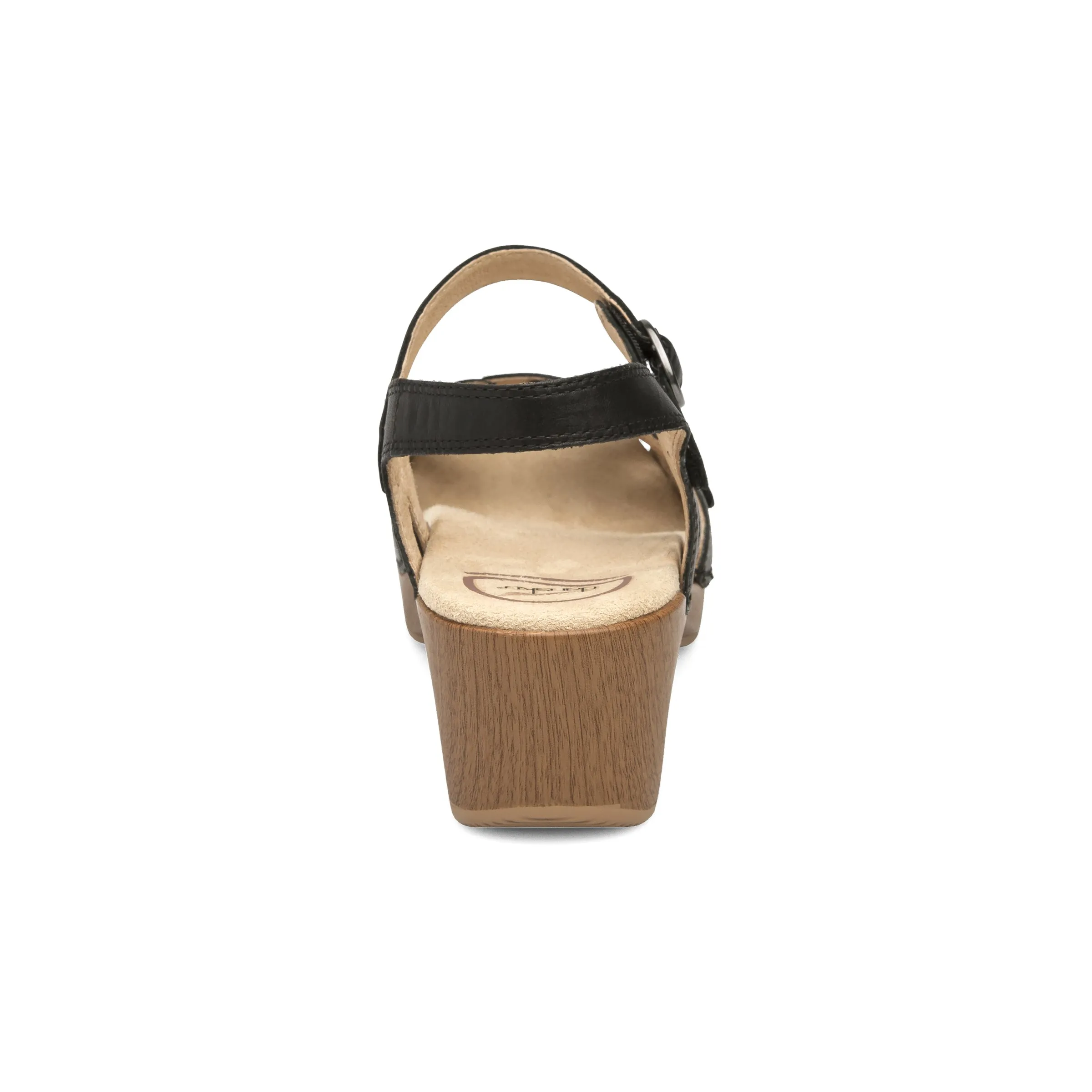Season - Black Full Grain Sandal - 9849-022202