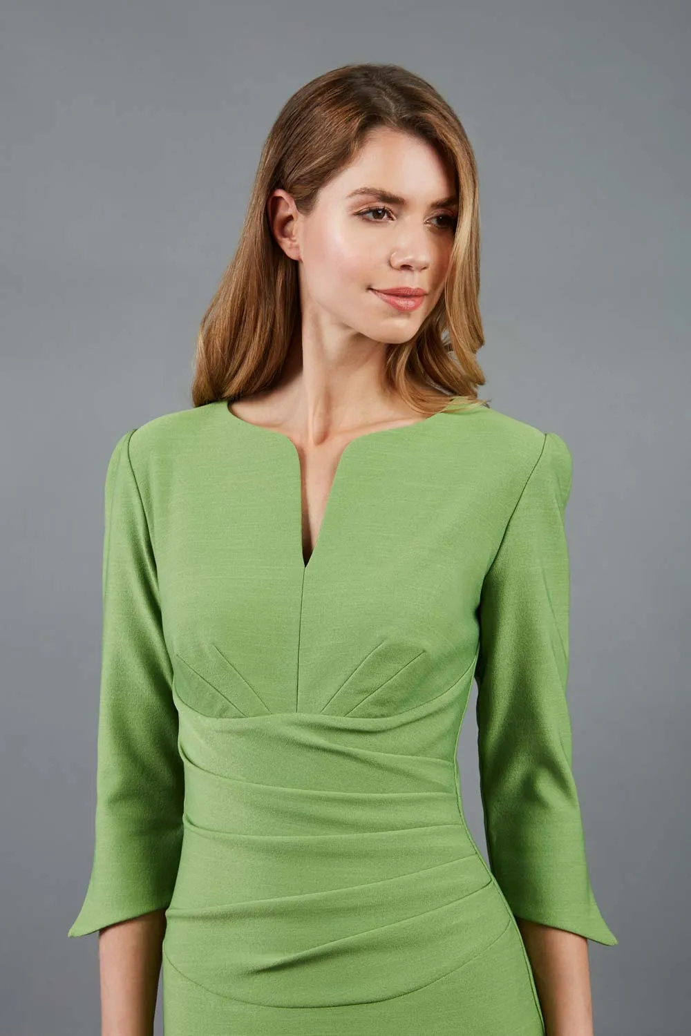 Seed Tuscany Round Neck Pencil Dress