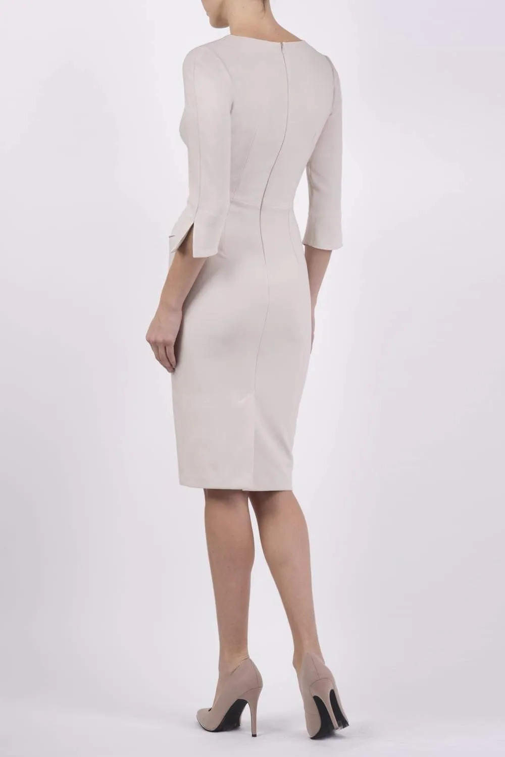 Seed Tuscany Round Neck Pencil Dress