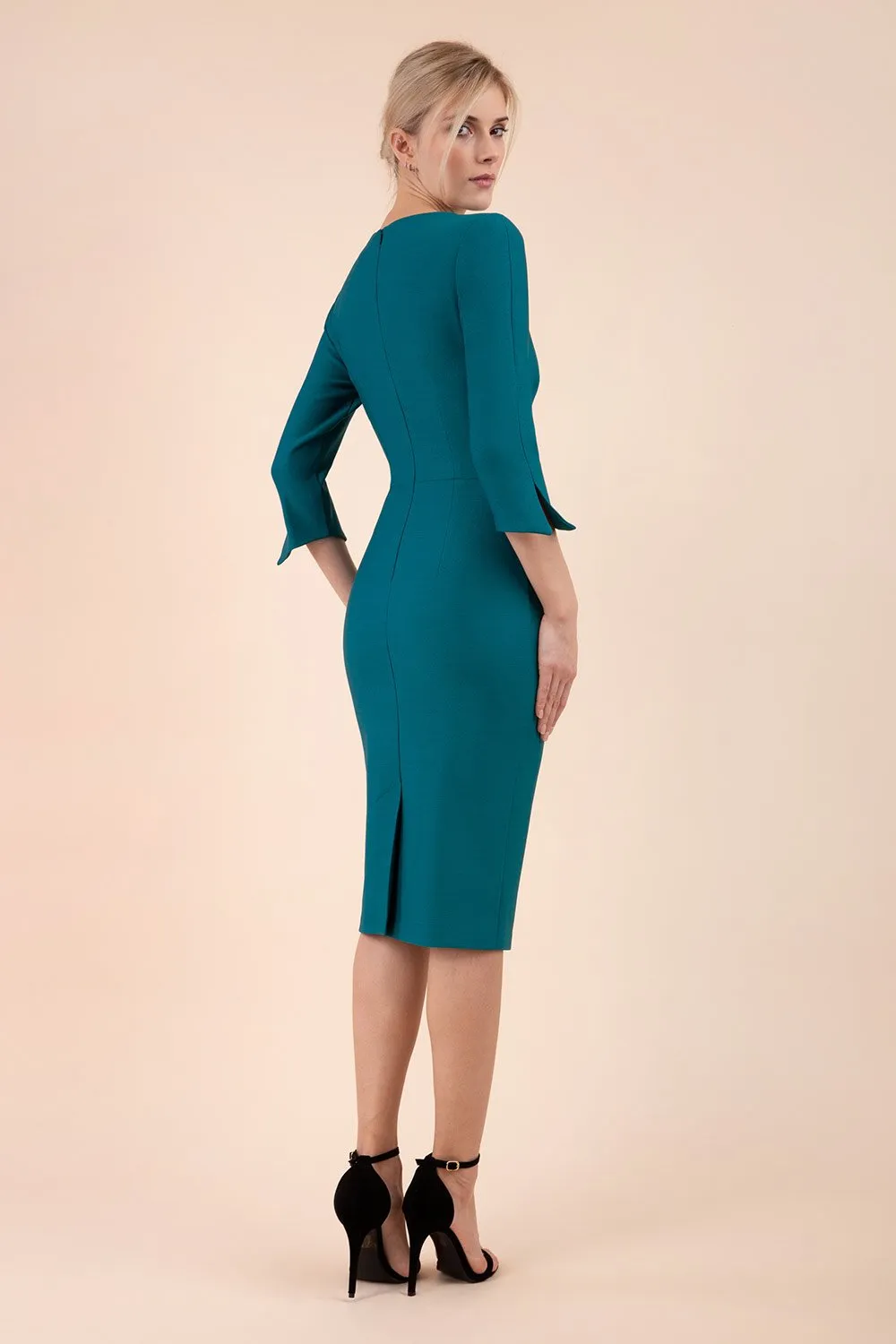 Seed Tuscany Round Neck Pencil Dress