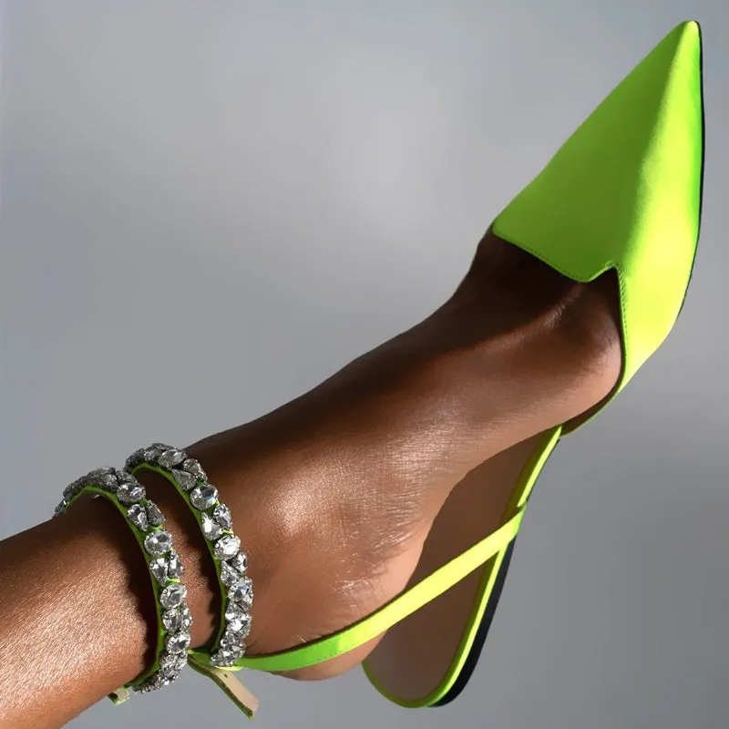 Shiny Flat with Sandals