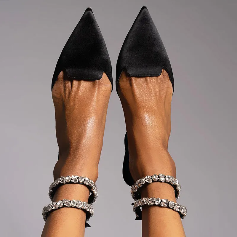 Shiny Flat with Sandals