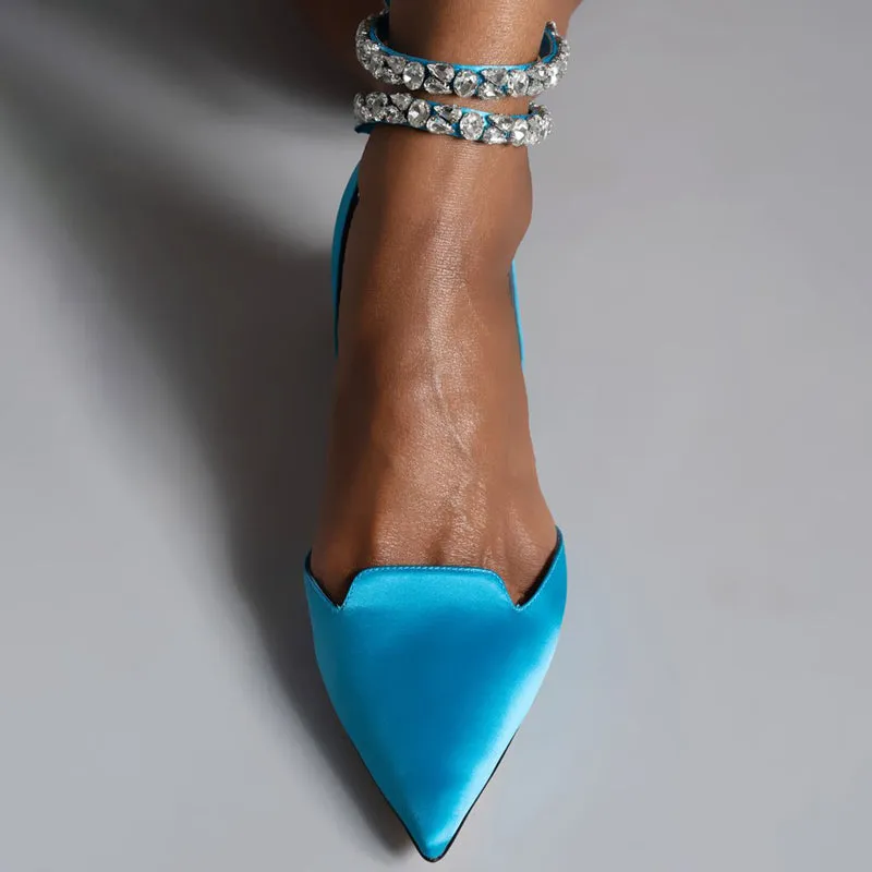 Shiny Flat with Sandals