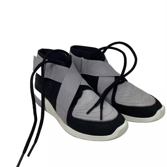 Size 5 - Nike Air Fear of God Raid Black Atmosphere Grey