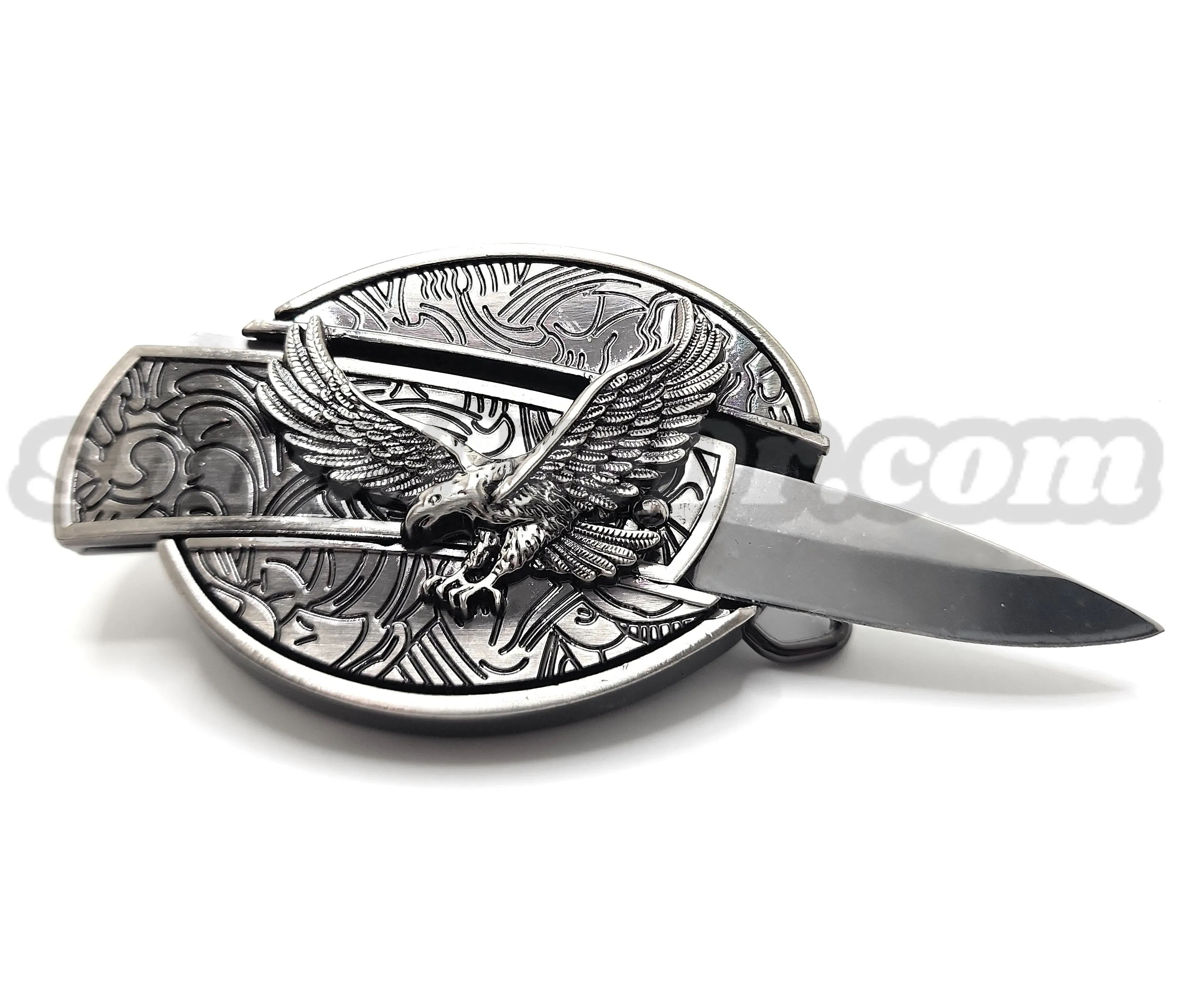 Soaring Eagle Folding Knife Belt Buckle