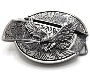 Soaring Eagle Folding Knife Belt Buckle