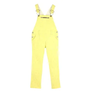 Soft Cotton Twill Yellow Print Dungaree