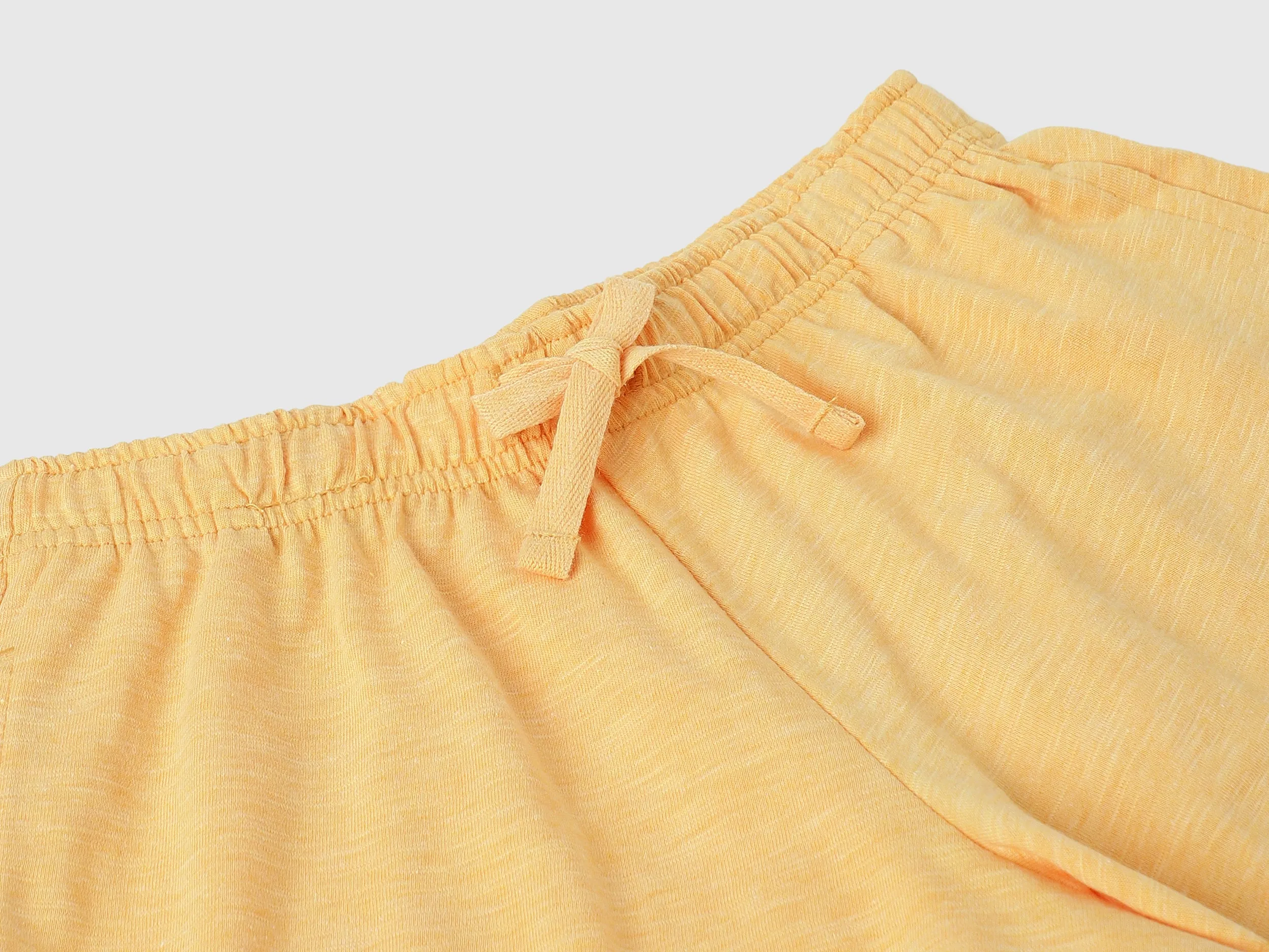 Solid Drawstring Regular-Fit Shorts