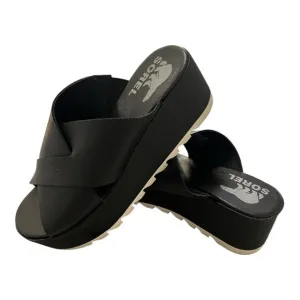 SOREL Women Cross Cross Slide On Sandals Size 6