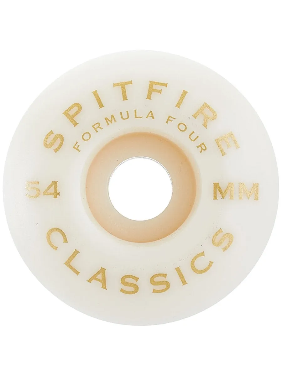 SPITFIRE F4 CLASSIC 54MM 101 DURO SKATEBOARD WHEELS